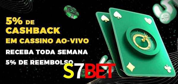 Promoções do cassino ao Vivo S7Bet